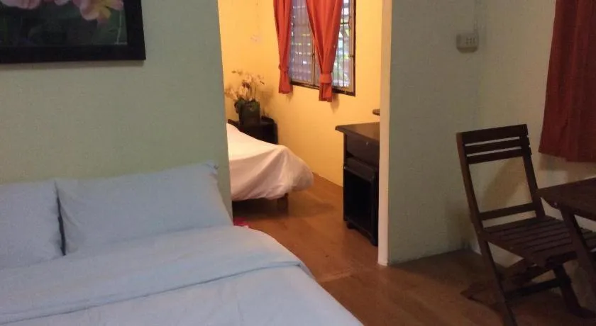 Bed in Himawari Restaurant and Cottage