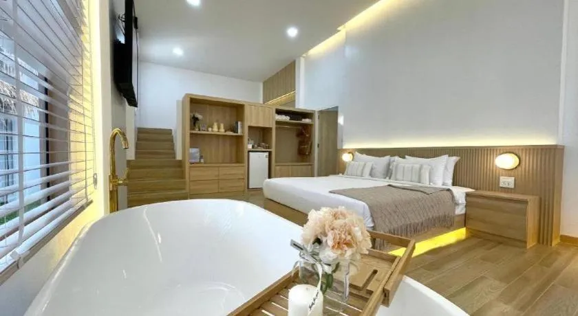 Bed in Tonsak Resort