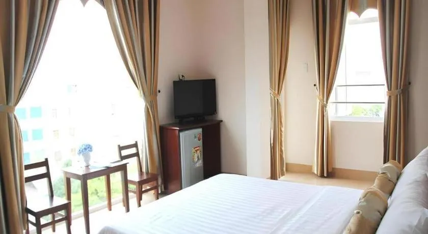 Bed in Huong Binh Hotel