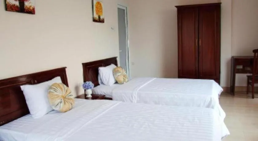 Bed in Huong Binh Hotel