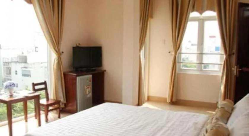 Bed in Huong Binh Hotel