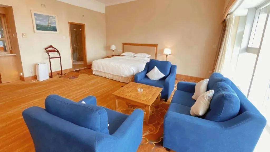 Bed in Zhuhai Dehan Hotel