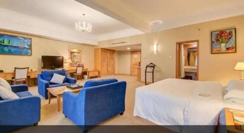 Bed in Zhuhai Dehan Hotel