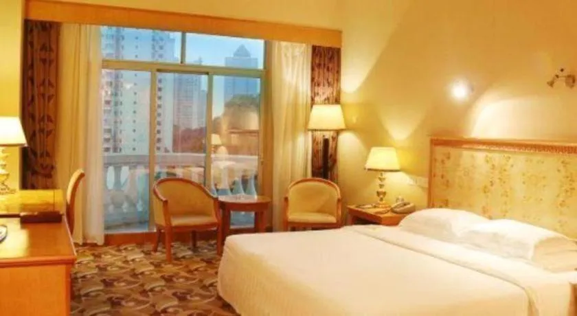 Bed in Zhuhai Dehan Hotel
