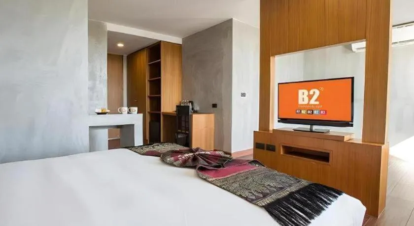 Bed in B2 Udon Thani Boutique and Budget Hotel
