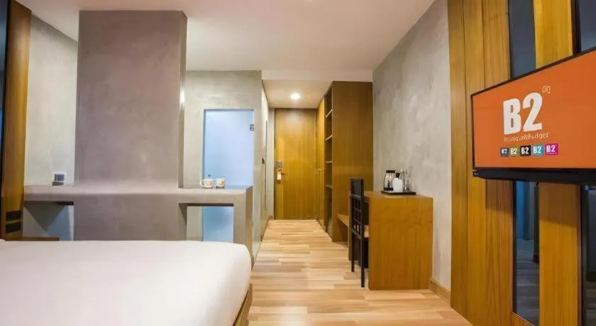 Bed in B2 Udon Thani Boutique and Budget Hotel