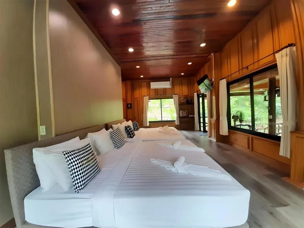 Bed in Khao Yai Paradise on Earth