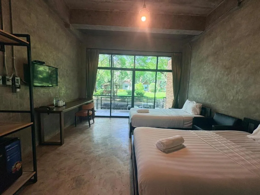 Bed in Ma-Kham Forest Resort