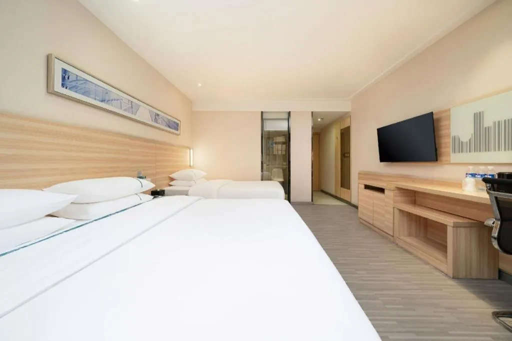 Bed in City Comfort Inn Nanning Chaoyang Square Metro Station