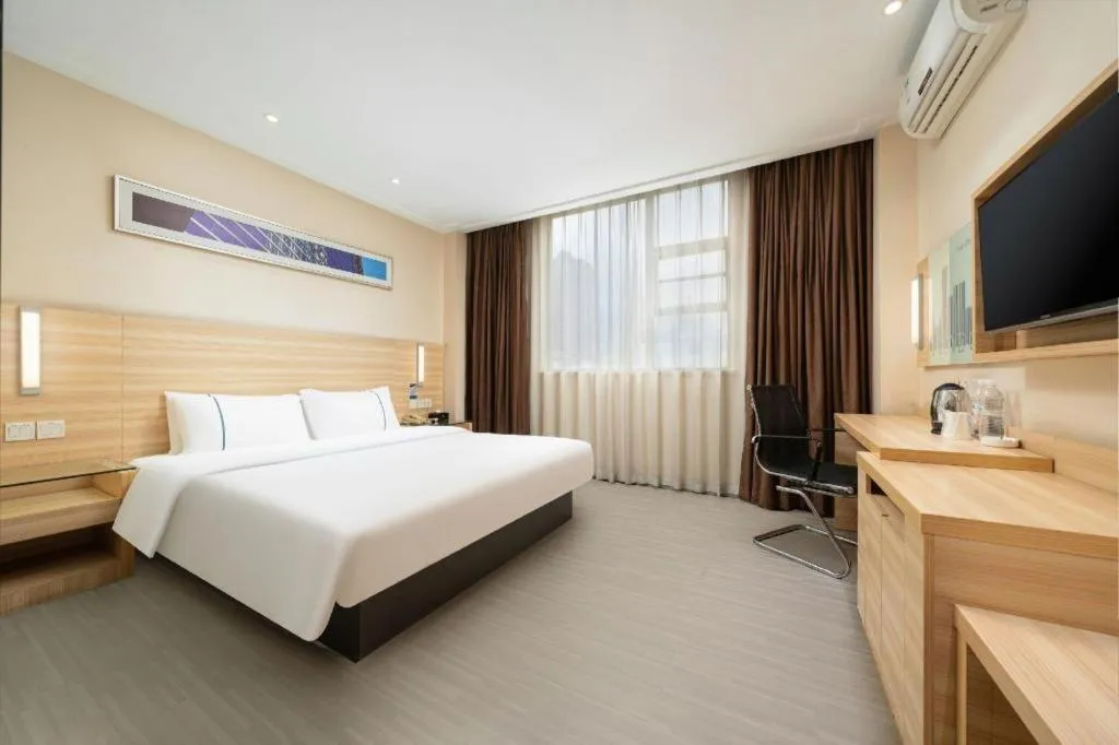 Bed in City Comfort Inn Nanning Chaoyang Square Metro Station