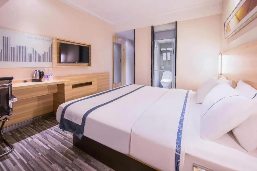 Bed in City Comfort Inn Nanning Chaoyang Square Metro Station