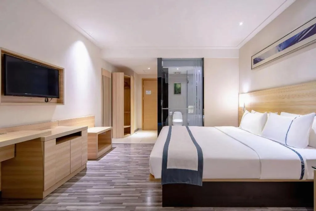 Bed in City Comfort Inn Nanning Chaoyang Square Metro Station