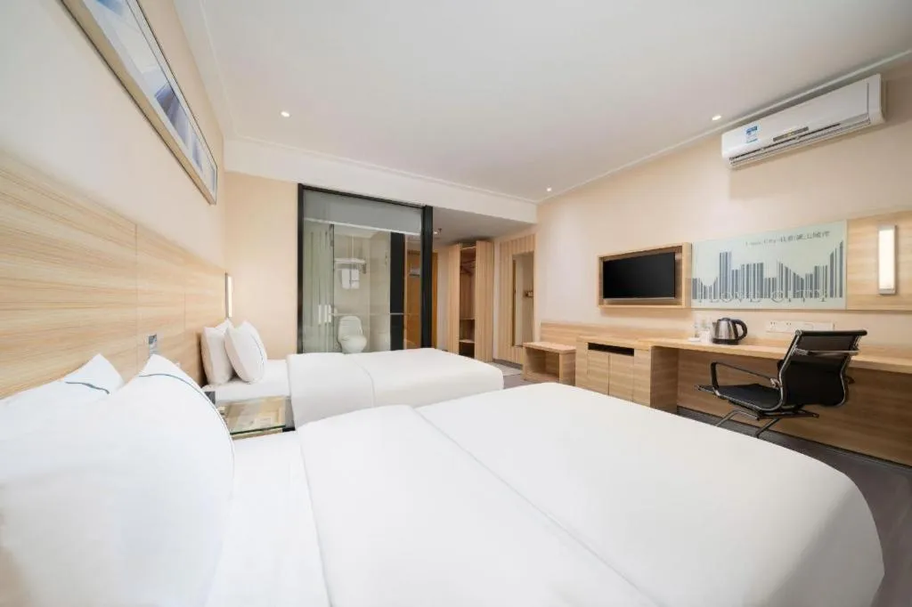 Bed in City Comfort Inn Nanning Chaoyang Square Metro Station