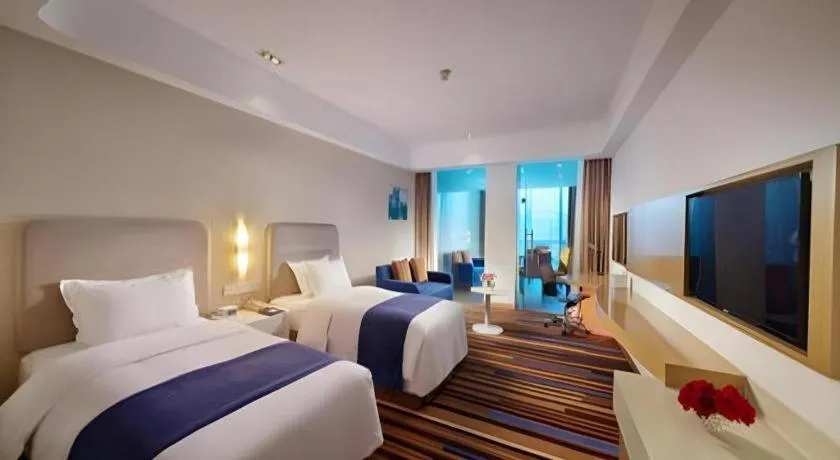 Bed in Holiday Inn Express Nantong Downtown By IHG