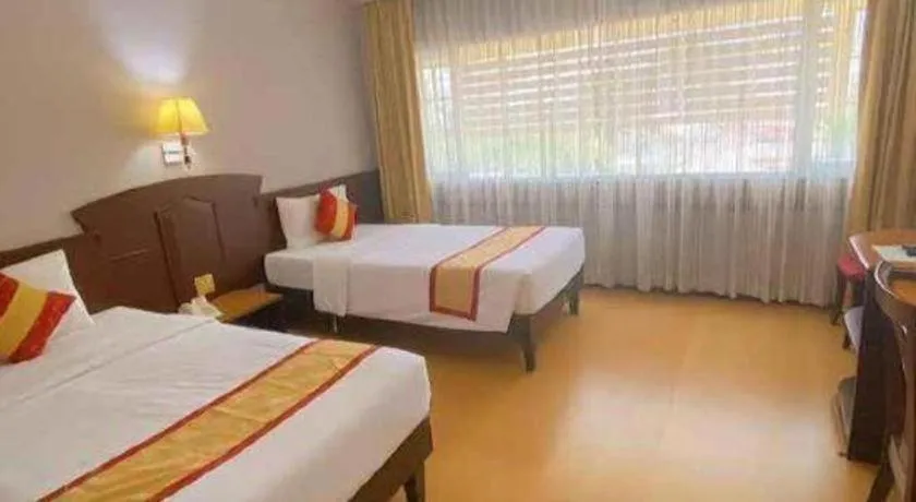 Bed in Grand Vissanu Hotel