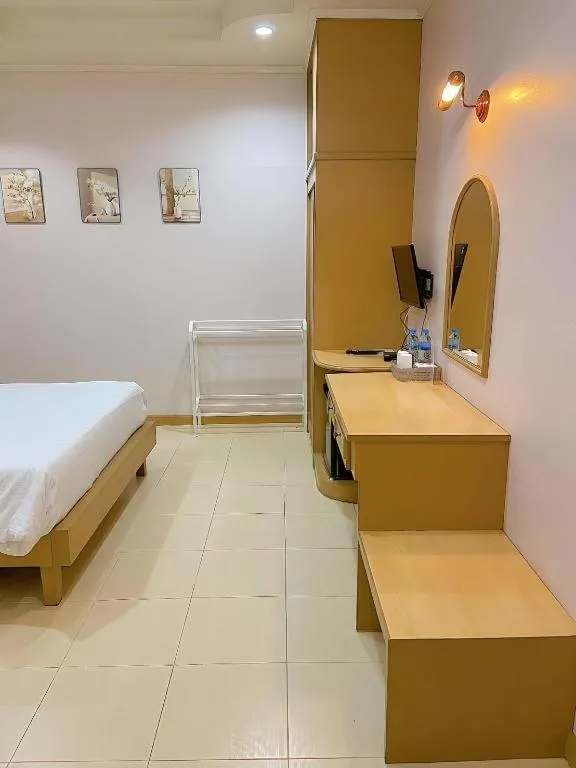 Bed in Grand Vissanu Hotel