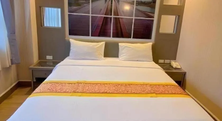 Bed in Grand Vissanu Hotel