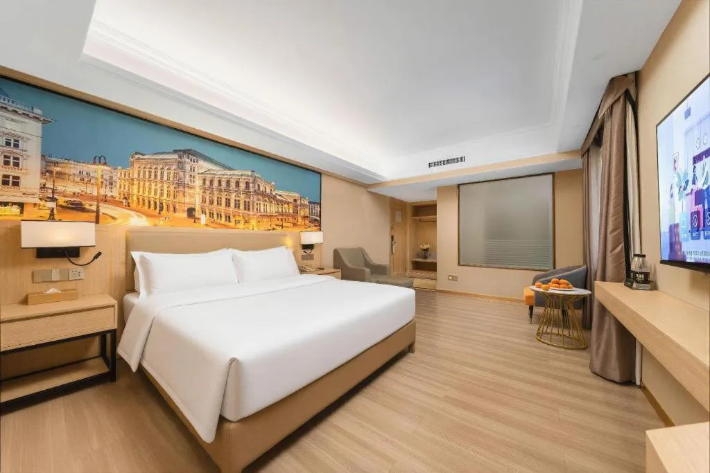 Bed in Vienna Hotel Nanning Train Station