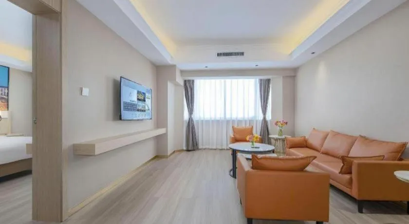 Bed in Vienna Hotel Nanning Train Station