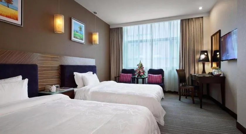 Bed in Shenzhen Hanyong Hotel Fuyong Branch