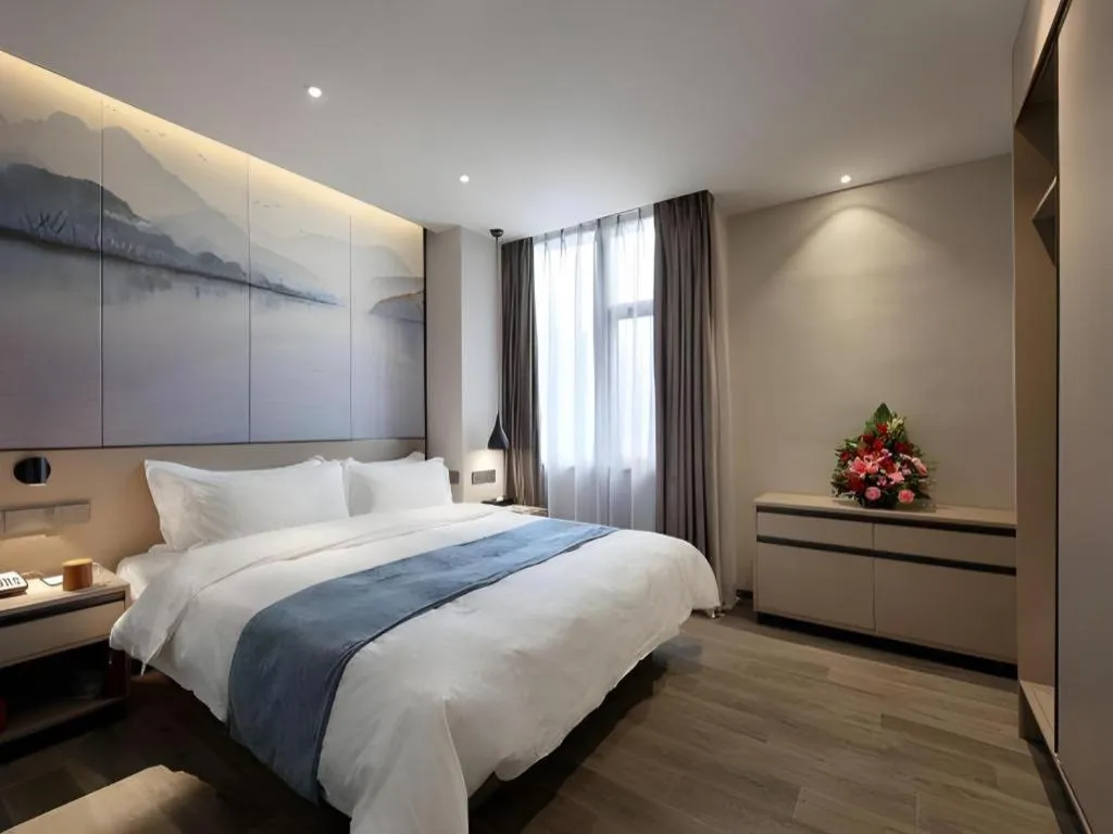 Bed in Shenzhen Hanyong Hotel Fuyong Branch
