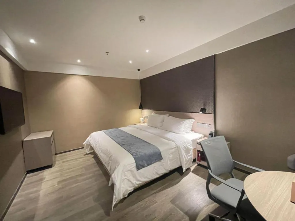 Bed in Shenzhen Hanyong Hotel Fuyong Branch