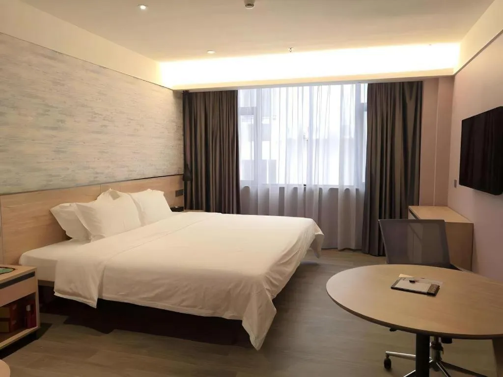Bed in Shenzhen Hanyong Hotel Fuyong Branch