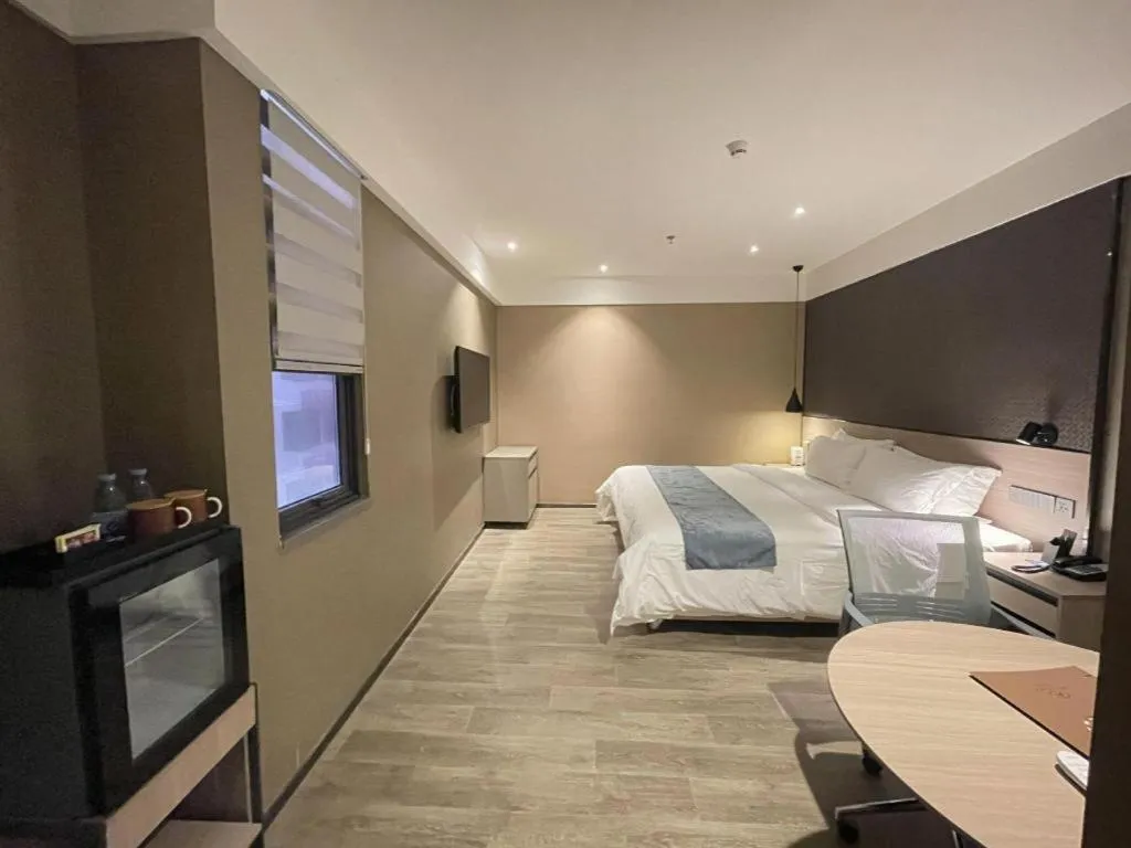 Bed in Shenzhen Hanyong Hotel Fuyong Branch