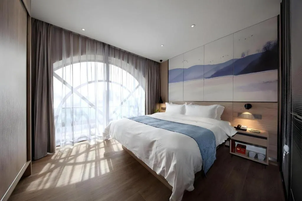 Bed in Shenzhen Hanyong Hotel Fuyong Branch