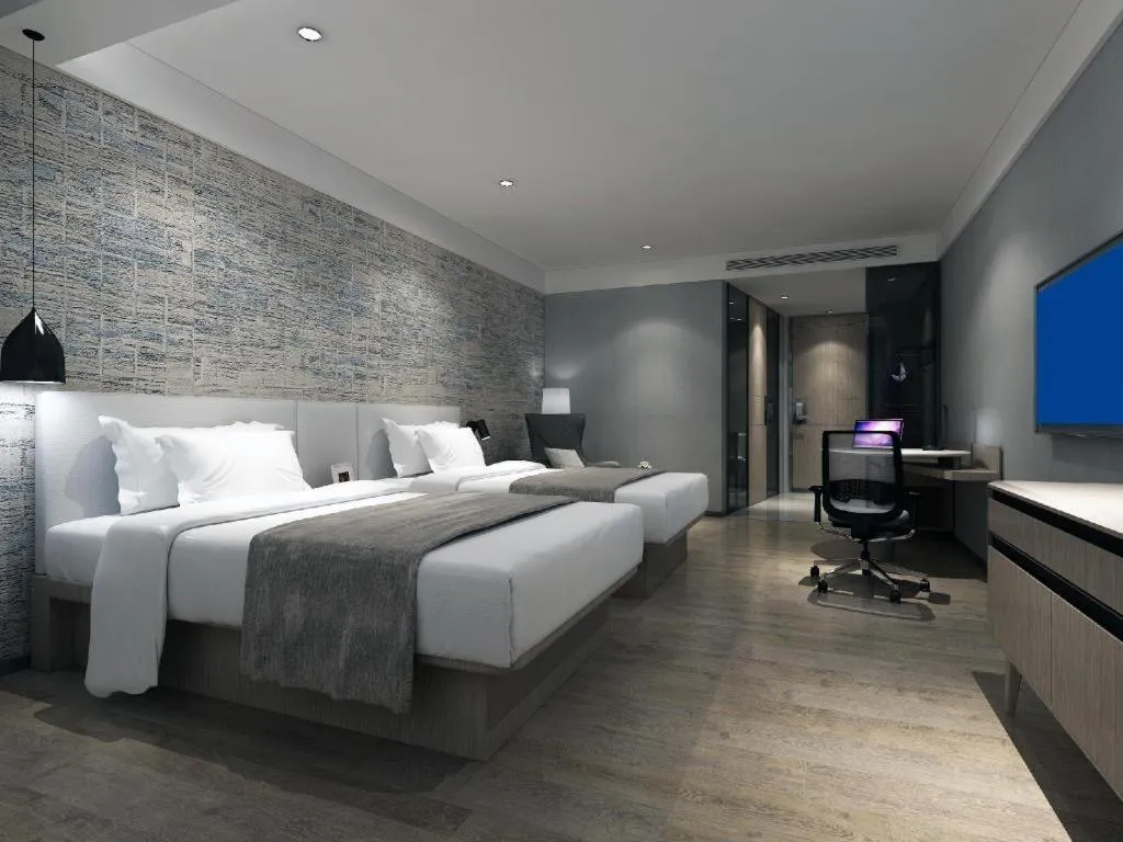 Bed in Shenzhen Hanyong Hotel Fuyong Branch