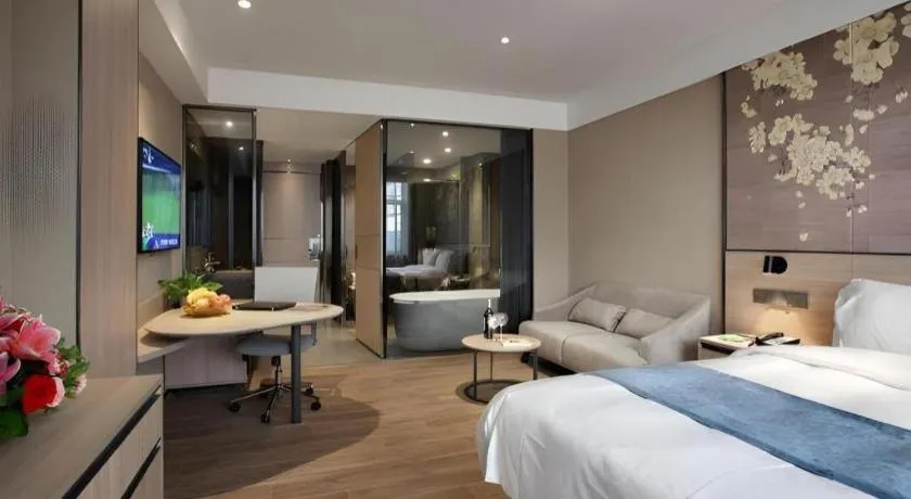 Bed in Shenzhen Hanyong Hotel Fuyong Branch