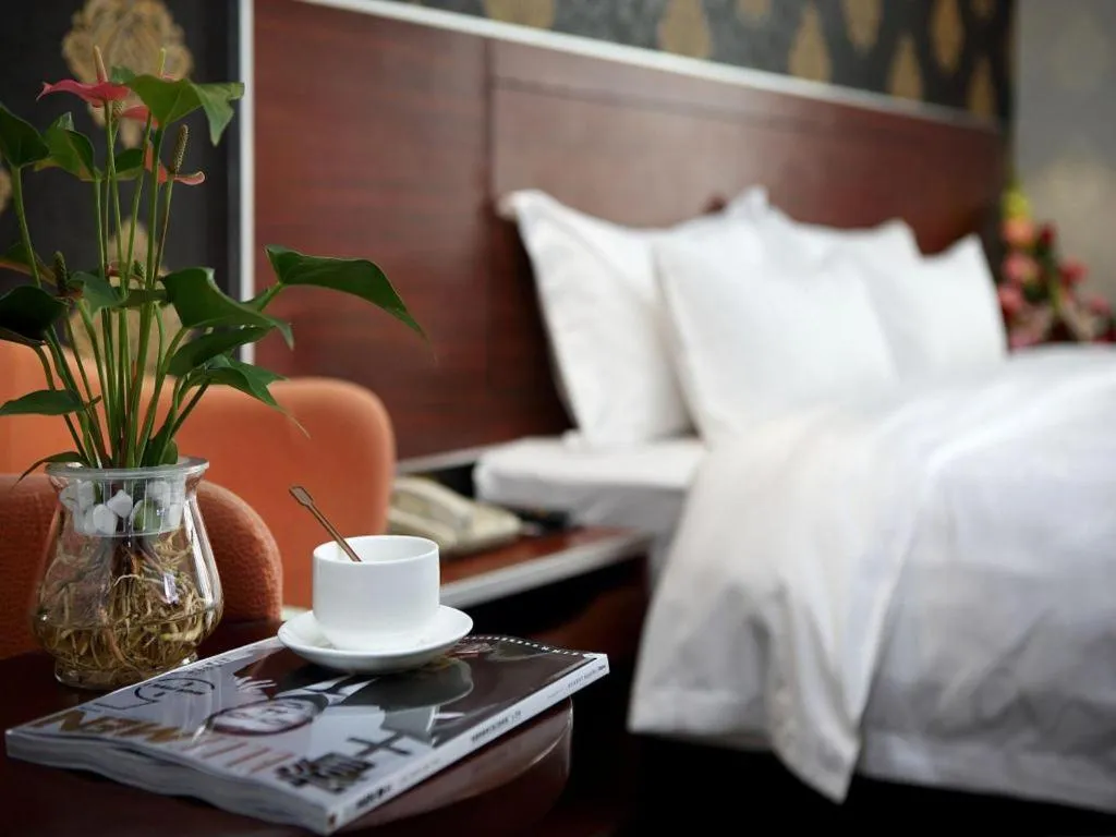 Bed in Shenzhen Hanyong Hotel Fuyong Branch