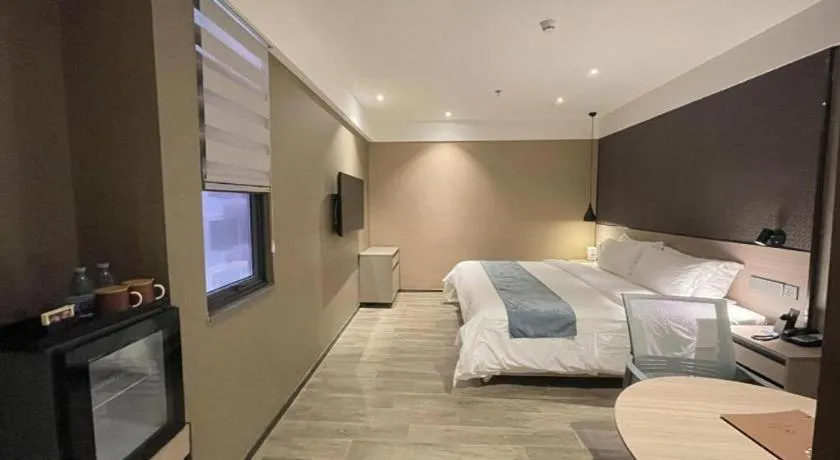 Bed in Shenzhen Hanyong Hotel Fuyong Branch