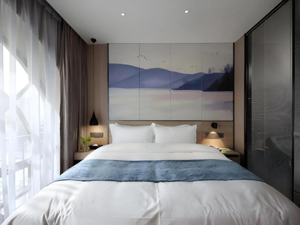 Bed in Shenzhen Hanyong Hotel Fuyong Branch