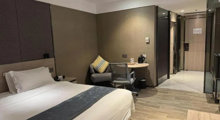 Bed in Shenzhen Hanyong Hotel Fuyong Branch