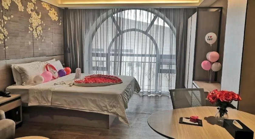 Bed in Shenzhen Hanyong Hotel Fuyong Branch