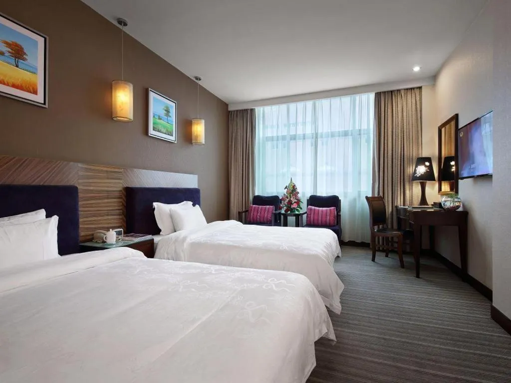 Bed in Shenzhen Hanyong Hotel Fuyong Branch