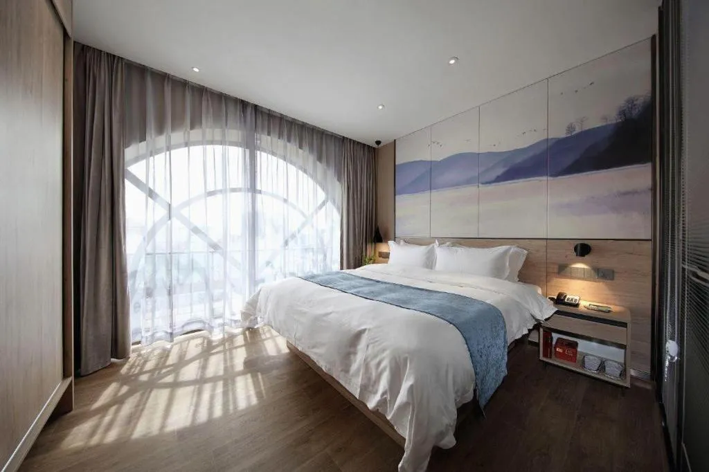 Bed in Shenzhen Hanyong Hotel Fuyong Branch
