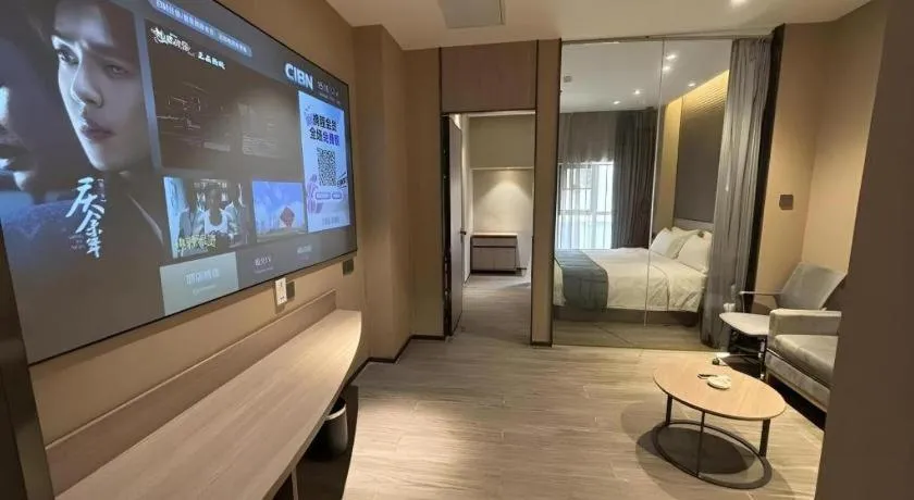 Bed in Shenzhen Hanyong Hotel Fuyong Branch