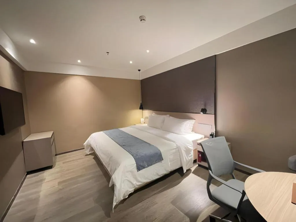 Bed in Shenzhen Hanyong Hotel Fuyong Branch