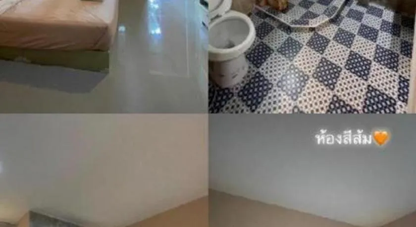 Bed in The Color Resort Amphawa