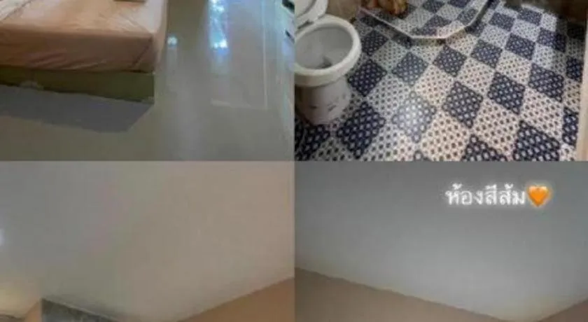 Bed in The Color Resort Amphawa