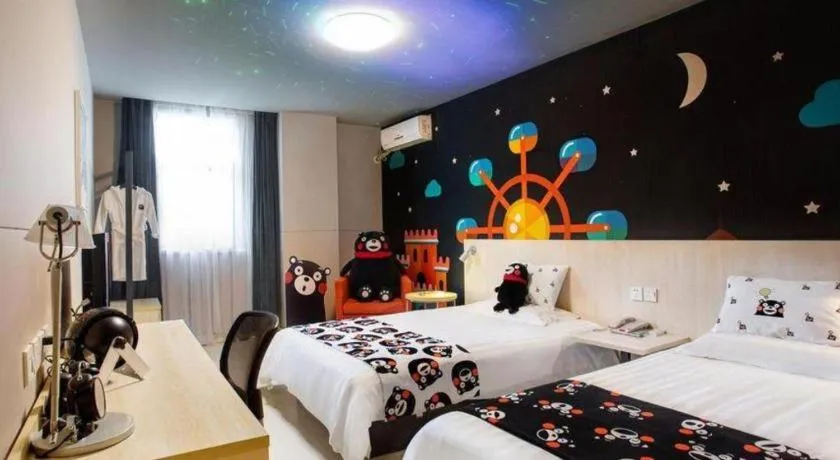 Bed in Jinjiang Inn Baotou Donghe East Railway Station