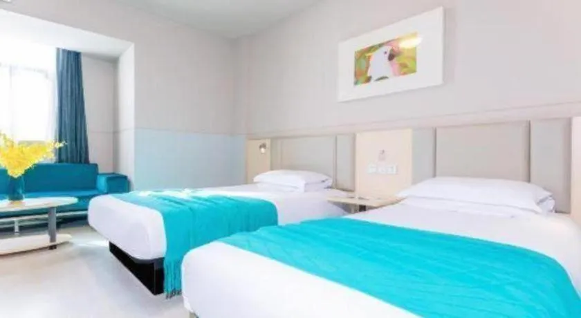 Bed in Jinjiang Inn Sanya Hexi Road Pedestrian Bridge