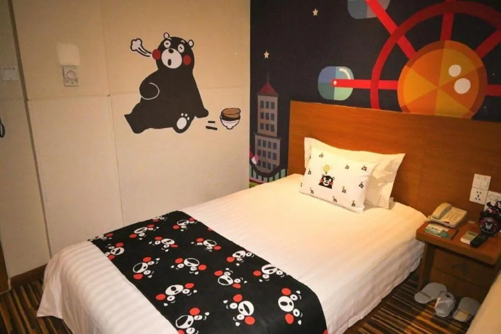 Bed in Jinjiang Inn Style Shenyang The Palace Huaiyuan Gate