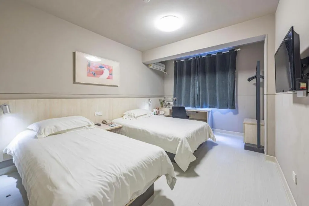 Bed in Jinjiang Inn Cixi Intime City Shanglinfang Pedestrian Street