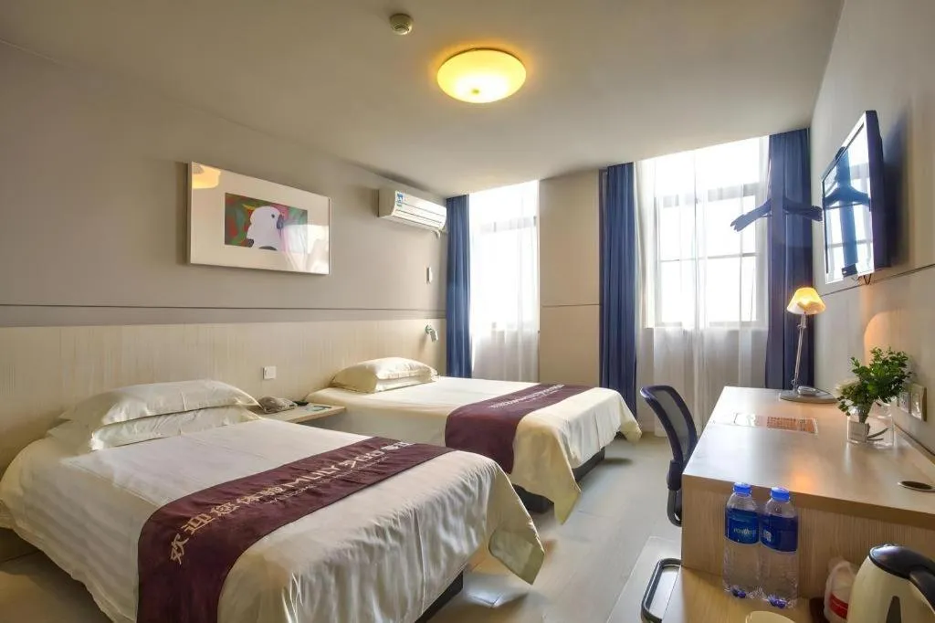 Bed in Jinjiang Inn Cixi Intime City Shanglinfang Pedestrian Street