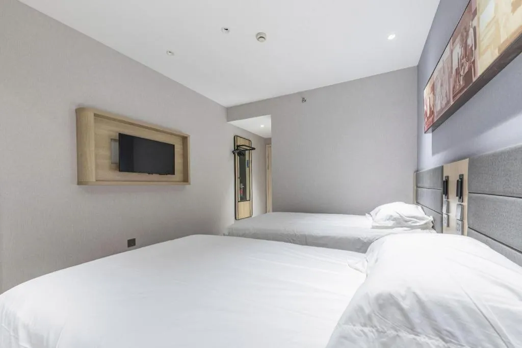 Bed in Jinjiang Inn Cixi Intime City Shanglinfang Pedestrian Street