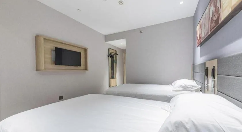 Bed in Jinjiang Inn Cixi Intime City Shanglinfang Pedestrian Street