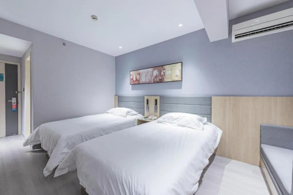 Bed in Jinjiang Inn Cixi Intime City Shanglinfang Pedestrian Street